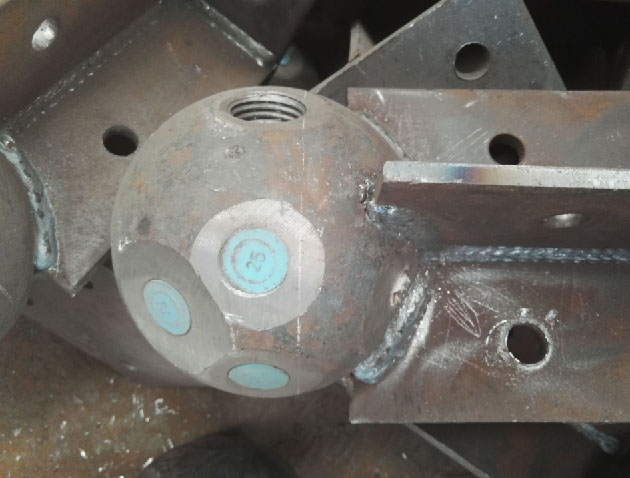 蚌埠螺栓球球塞，网架配件